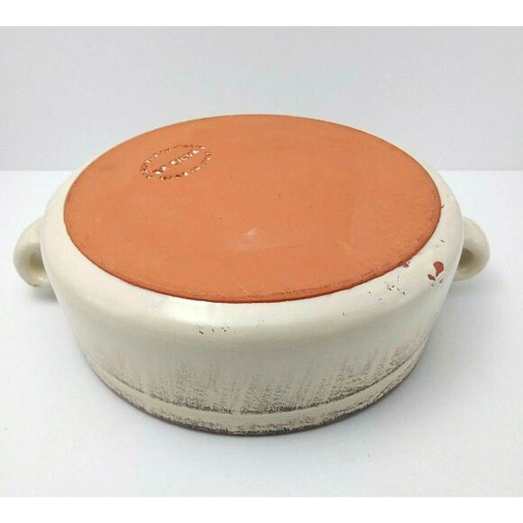 De Silva Terra Cotta Pottery Dish Made In Italy - Picture 4 of 6